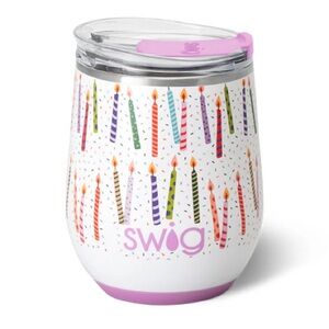 Swig Birthday Celebration Candle 12 oz Tumbler
